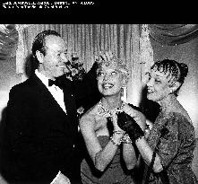 EARL BLACKWELL, CAROL CHANNING, ANITA LOOS