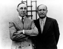 DW GRIFFITHS, director, with JOSEPH M SCHENCK, producer and