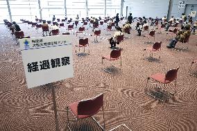 COVID-19 mass vaccination center in Osaka