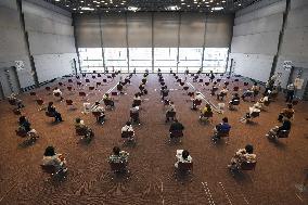 COVID-19 mass vaccination center in Osaka