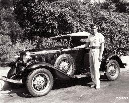 JOHNNY WEISSMULLER AND HIS CAR
