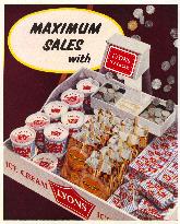 LYONS MAID ICE CREAM ADVERTISEMENT c.1956