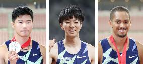 Athletics: Japanese sprinters