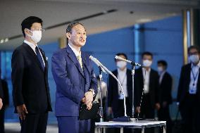 Japan PM Suga to depart for G-7 summit in Britain