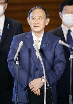 Japan PM Suga to depart for G-7 summit in Britain