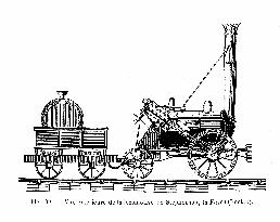 George Stephenson's locomotive, the Rocket