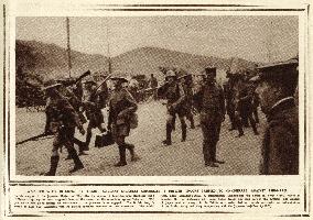 British troops landed to co-operate against Tsing-Tau