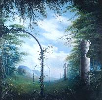 Landscape with Arches and Columns - Felix Kelly