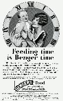 Advert for Benger food for babies 1931