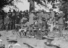 Baden-Powell and Duke of York attend Cub Scout gathering