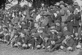 Wolf Cub Scout gathering at Hyde Park