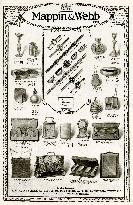 Advert for Mappin &amp; Webb luxury items 1916
