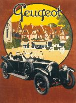 Peugeot advertising poster