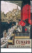 Cunard USA and Canada poster