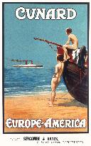 Cunard line poster