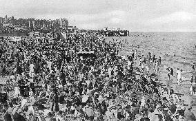 Margate beach during heatwave