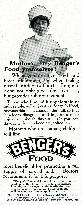 Advert for Benger food for Mother\'s and babies 1916