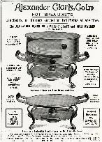 Advert for Alexander Clark, hot plate 1912