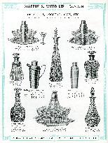 Trade Catalogue for decanters, cocktail sets 1930