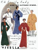 Avert for Viyella women\'s dressing gowns 1936