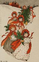 Christmas children by Florence Hardy