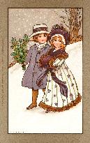 Christmas children by Florence Hardy