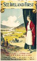 See Ireland First travel Poster
