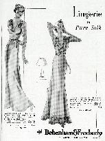Advert for Debenham &amp; Freebody lingerie 1937