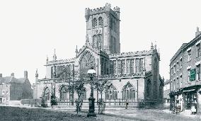 Coventry, Church of St John the Baptist c1884