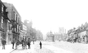 Beverley, Market Place 1886