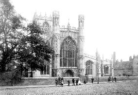 Beverley, St Mary's Church, west front c1885