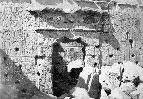 Nubia, doorway in the Temple of Kalabshe c1857