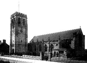 Skelton, the Church c1885