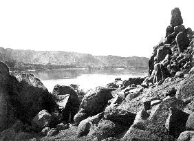 Island of Biggeh, view looking South c1857