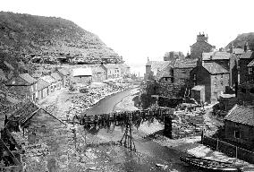 Staithes, the Bridge 1886