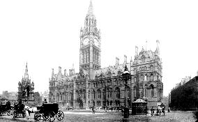 Manchester, Town Hall c1885