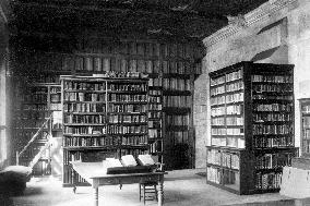 Ripon, the Cathedral, the Library c1885