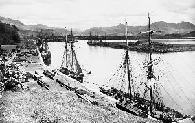 Porthmadog, the Harbour c1870