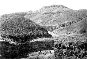 Thebes, Valley of the tombs of the Kings c1859