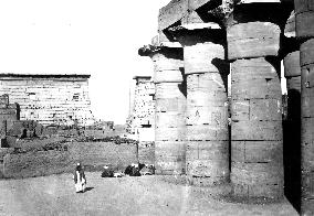 Thebes, view at Luxor c1857