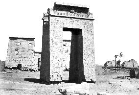 Thebes, Sculptured Gateway c1857