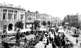 Taunton, Market Place 1886