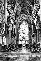 Salisbury, the Cathedral, Choir West 1887