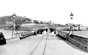Weston-super-Mare, view from the Pier 1887