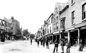 Denbigh, Market Place 1888