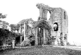 Denbigh, the Castle, Grand Entrance 1888