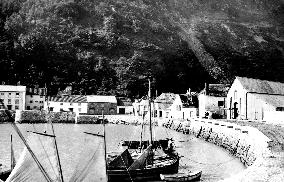 Minehead, the Harbour 1888