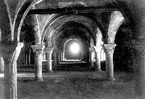 Canterbury, the Cathedral, the Norman Crypt 1888