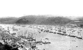 Dartmouth, Regatta, gent no sail 1886