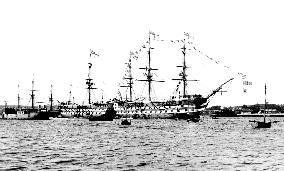 Devonport, HMS Lion and Implacable 1890